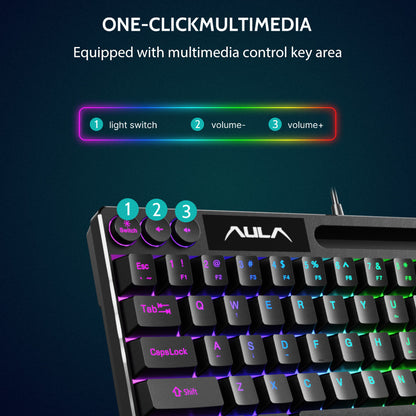 Teclado Gamer RGB Compacto PRO