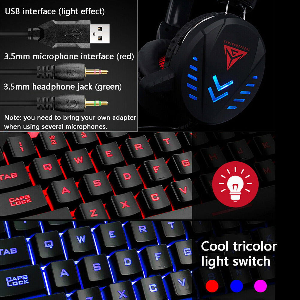 Setup Gamer RGB Completo (Teclado + Mouse)