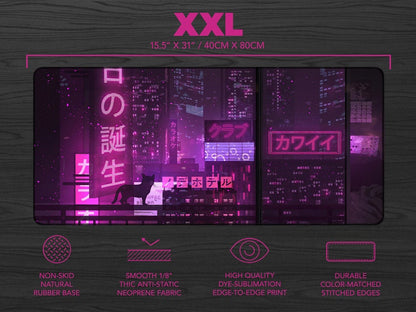 Mousepad Gamer RGB Tokyo Style