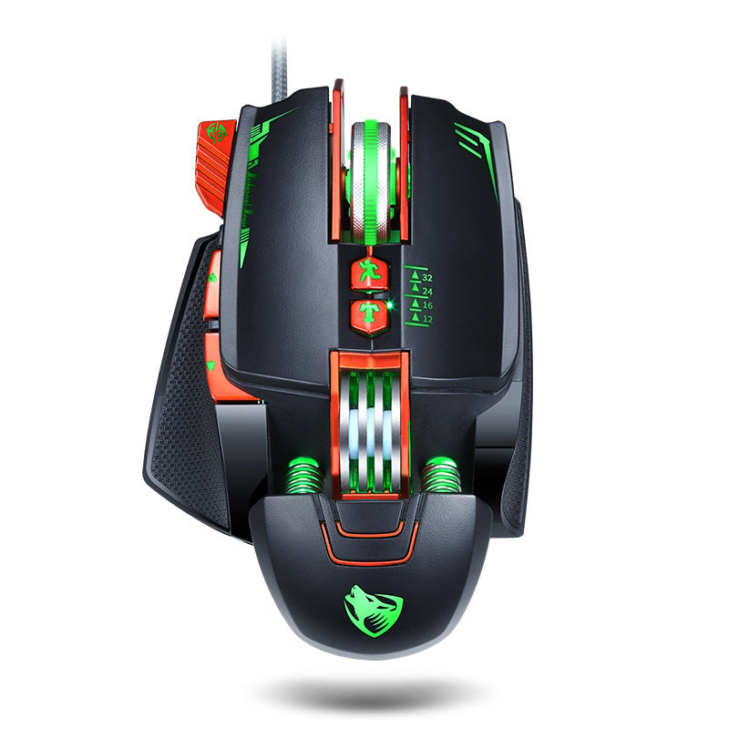 Mouse Gamer RGB Wolf V9 Pro