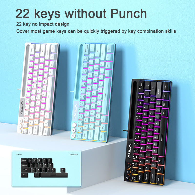 Teclado Gamer RGB Compacto PRO